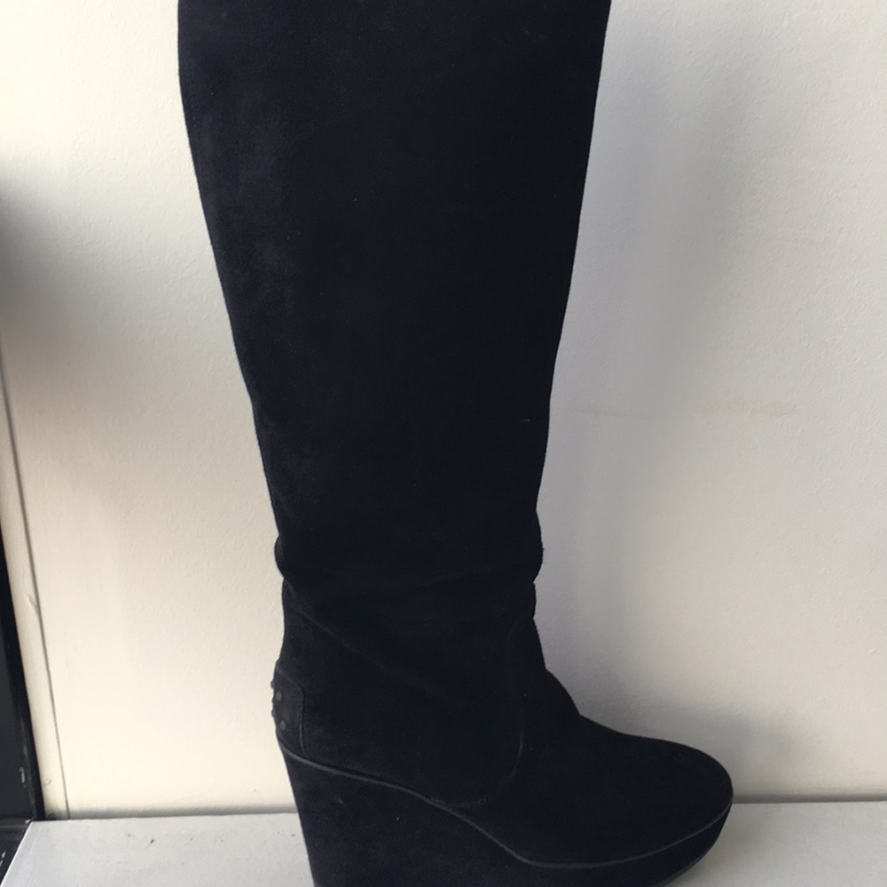 Talk Todd black suede boot